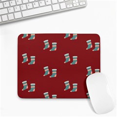 Christmas Stocking Sock Clothing Small Mousepad by Wegoenart