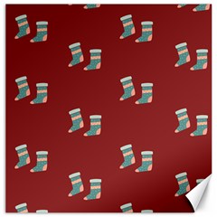 Christmas Stocking Sock Clothing Canvas 16  X 16 