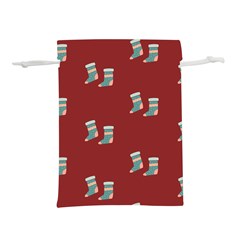 Christmas Stocking Sock Clothing Lightweight Drawstring Pouch (l) by Wegoenart