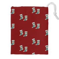 Christmas Stocking Sock Clothing Drawstring Pouch (4xl) by Wegoenart