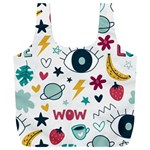 Wallpaper Background Cute Design Full Print Recycle Bag (XXXL) Front