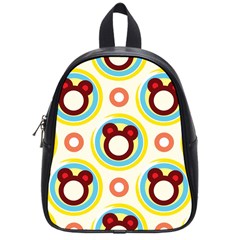 Hide And Seek Cute Cartoon Character School Bag (small) by Wegoenart