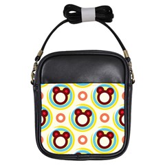 Hide And Seek Cute Cartoon Character Girls Sling Bag by Wegoenart