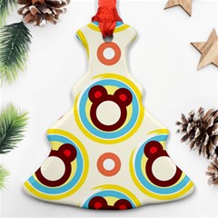 Hide And Seek Cute Cartoon Character Christmas Tree Ornament (two Sides) by Wegoenart