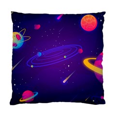 Cartoon Galaxy With Stars Background Standard Cushion Case (two Sides)