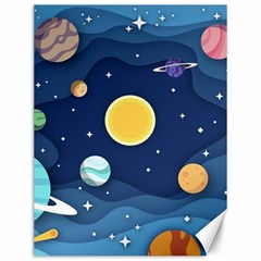 Galaxy Background Canvas 12  X 16  by danenraven