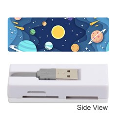 Galaxy Background Memory Card Reader (stick) by danenraven