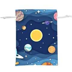 Galaxy Background  Lightweight Drawstring Pouch (xl) by danenraven