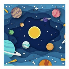 Galaxy Background Banner And Sign 4  X 4 