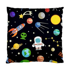 Space And Astronomy Decorative Symbols Seamless Pattern Vector Illustration Standard Cushion Case (one Side) by danenraven