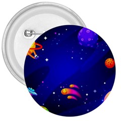 Artistic Space Planet 3  Buttons by danenraven