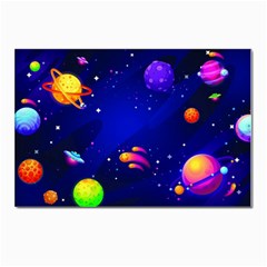 Artistic Space Planet Postcards 5  X 7  (pkg Of 10) by danenraven