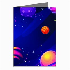 Artistic Space Planet Greeting Card by danenraven