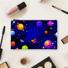 Artistic Space Planet Cosmetic Bag (medium) by danenraven