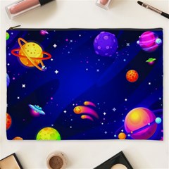 Artistic Space Planet Cosmetic Bag (xxxl) by danenraven