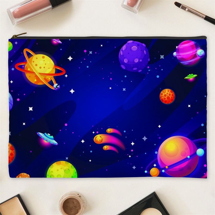 Artistic Space Planet Cosmetic Bag (XXXL)