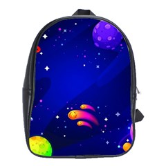 Artistic Space Planet School Bag (xl) by danenraven