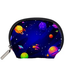 Artistic Space Planet Accessory Pouch (small) by danenraven