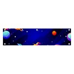 Artistic Space Planet Banner and Sign 4  x 1  Front