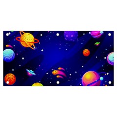 Artistic Space Planet Banner And Sign 6  X 3 