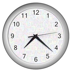 Computer Cyber Circuitry Circuits Electronic Wall Clock (silver)