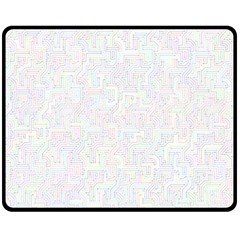 Computer Cyber Circuitry Circuits Electronic Fleece Blanket (medium)  by Jancukart