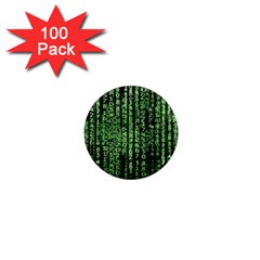 Matrix Technology Tech Data Digital Network 1  Mini Magnets (100 Pack)  by Wegoenart