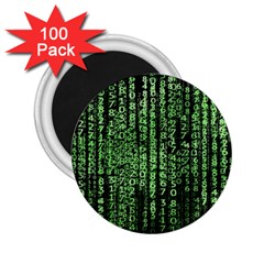 Matrix Technology Tech Data Digital Network 2 25  Magnets (100 Pack)  by Wegoenart