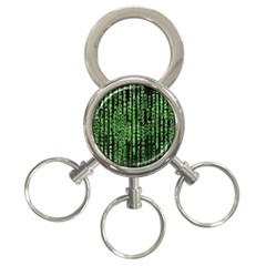 Matrix Technology Tech Data Digital Network 3-ring Key Chain by Wegoenart