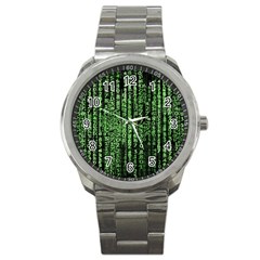 Matrix Technology Tech Data Digital Network Sport Metal Watch by Wegoenart