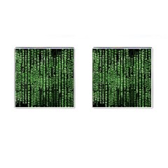 Matrix Technology Tech Data Digital Network Cufflinks (square) by Wegoenart