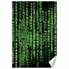 Matrix Technology Tech Data Digital Network Canvas 24  X 36  by Wegoenart