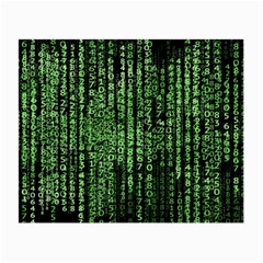 Matrix Technology Tech Data Digital Network Small Glasses Cloth (2 Sides) by Wegoenart