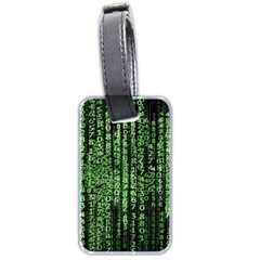 Matrix Technology Tech Data Digital Network Luggage Tag (two Sides) by Wegoenart