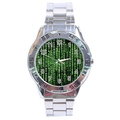 Matrix Technology Tech Data Digital Network Stainless Steel Analogue Watch by Wegoenart