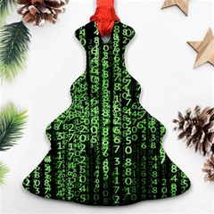 Matrix Technology Tech Data Digital Network Ornament (christmas Tree)  by Wegoenart