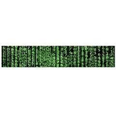 Matrix Technology Tech Data Digital Network Large Flano Scarf  by Wegoenart