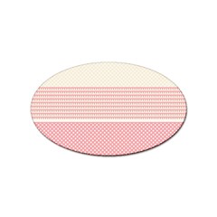 Background Pink Beige Decorative Texture Craft Sticker Oval (100 Pack)