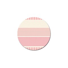 Background Pink Beige Decorative Texture Craft Golf Ball Marker by Wegoenart