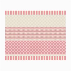 Background Pink Beige Decorative Texture Craft Small Glasses Cloth (2 Sides) by Wegoenart