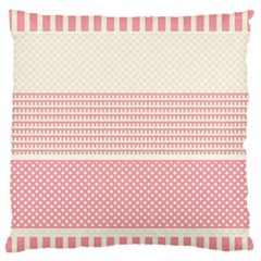 Background Pink Beige Decorative Texture Craft Standard Flano Cushion Case (one Side) by Wegoenart