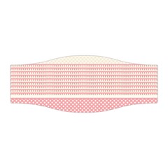 Background Pink Beige Decorative Texture Craft Stretchable Headband by Wegoenart