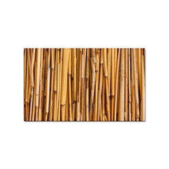 Asian Background Bamboo Sticker (rectangular) by Wegoenart