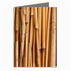 Asian Background Bamboo Greeting Card by Wegoenart