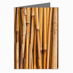 Asian Background Bamboo Greeting Cards (pkg Of 8) by Wegoenart