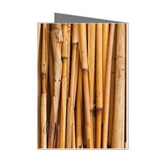 Asian Background Bamboo Mini Greeting Cards (pkg Of 8) by Wegoenart