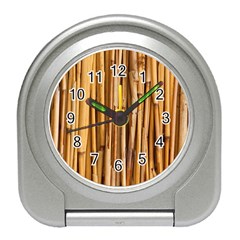 Asian Background Bamboo Travel Alarm Clock by Wegoenart