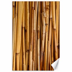 Asian Background Bamboo Canvas 12  X 18  by Wegoenart