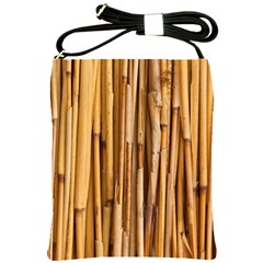 Asian Background Bamboo Shoulder Sling Bag by Wegoenart