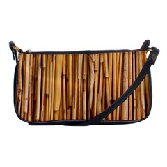 Asian Background Bamboo Shoulder Clutch Bag by Wegoenart